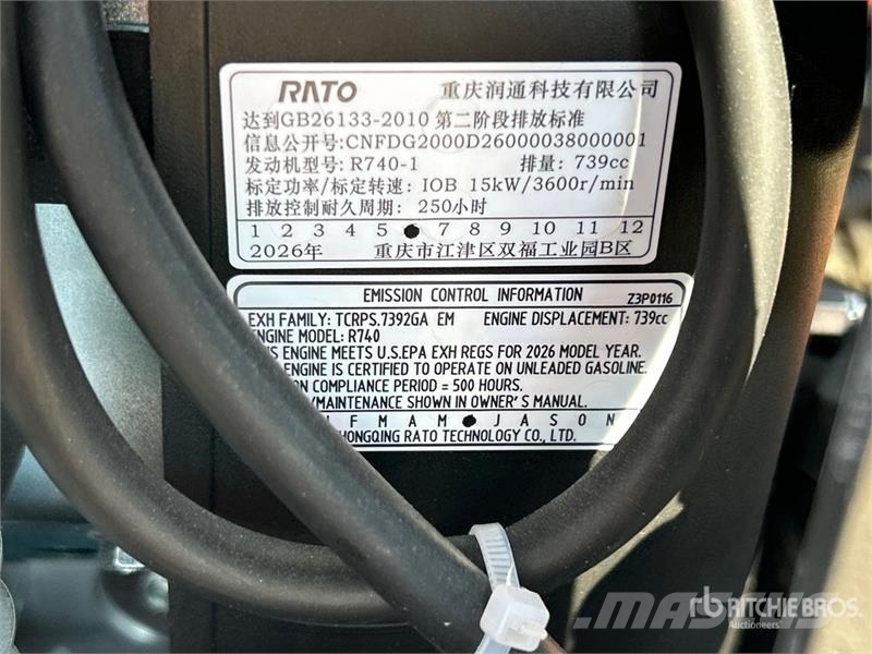 CFG XZ20R Mini Excavator (Unused) Mini bagri <7t