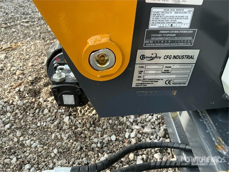 CFG XZ20R Mini Excavator (Unused) Міні-екскаватори < 7т