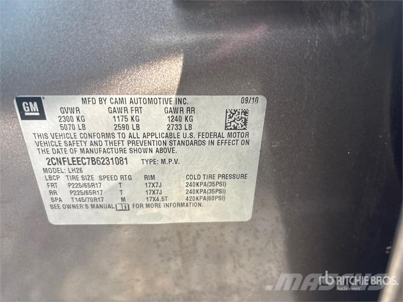 Chevrolet Equinox AWD SUV Personbiler