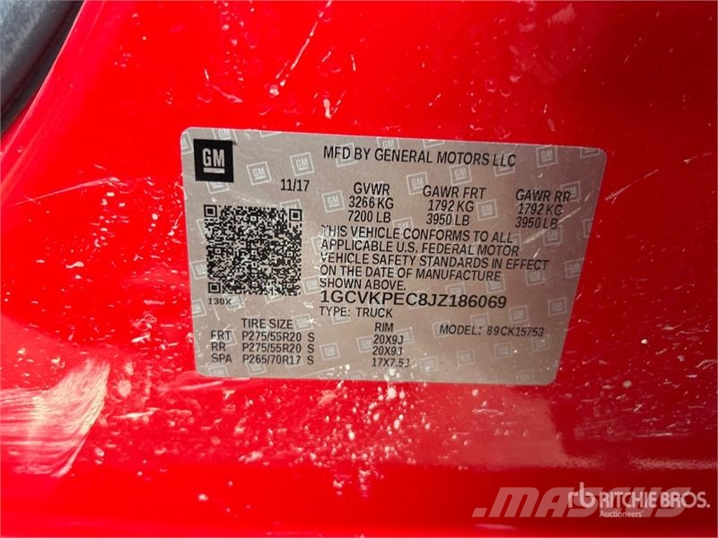 Chevrolet Silverado 1500 4x4 Dual Cab Pickup Furgoni altro