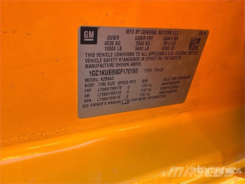Chevrolet Silverado 2500HD شاحنات خفيفة/مفصلية الجوانب
