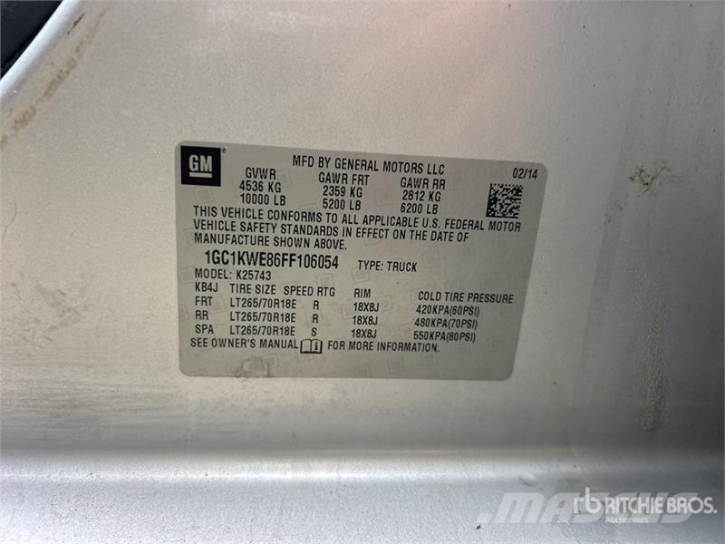 Chevrolet Silverado 2500 HD LTZ 4x4 Crew Cab Pickup (Inopera Други