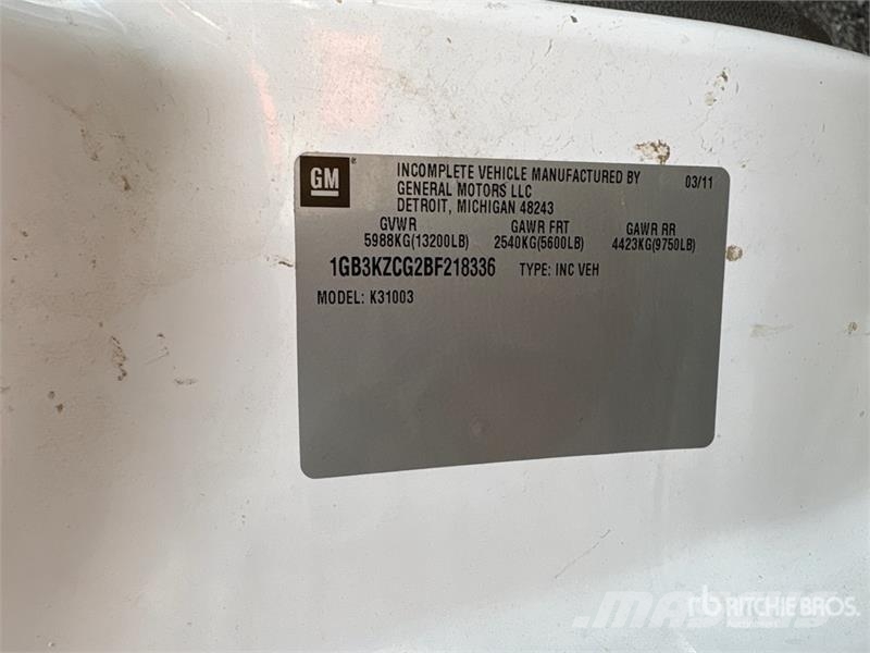 Chevrolet Silverado 3500HD 4x4 Dump Truck Damperli kamyonlar