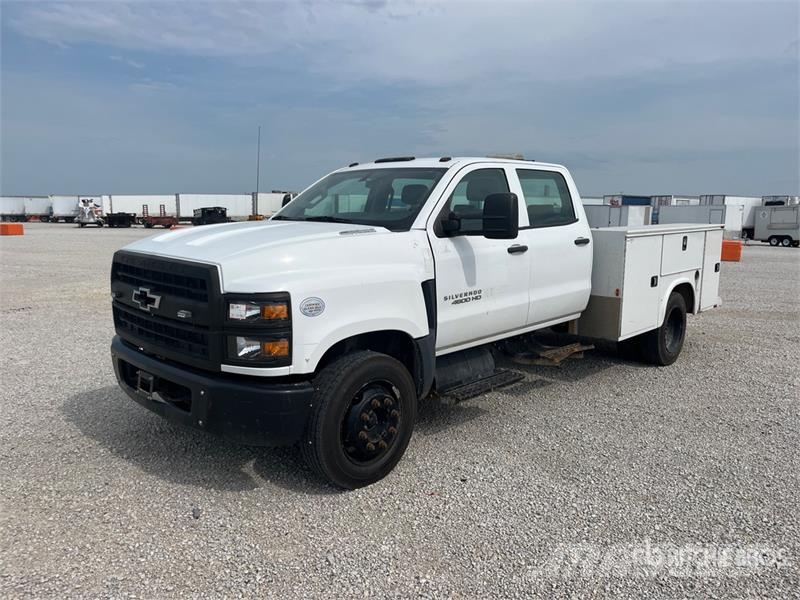 Chevrolet Silverado 4500HD 4x2 Crew Cab Utility Truck Nakladacia/sklápacia bočnica