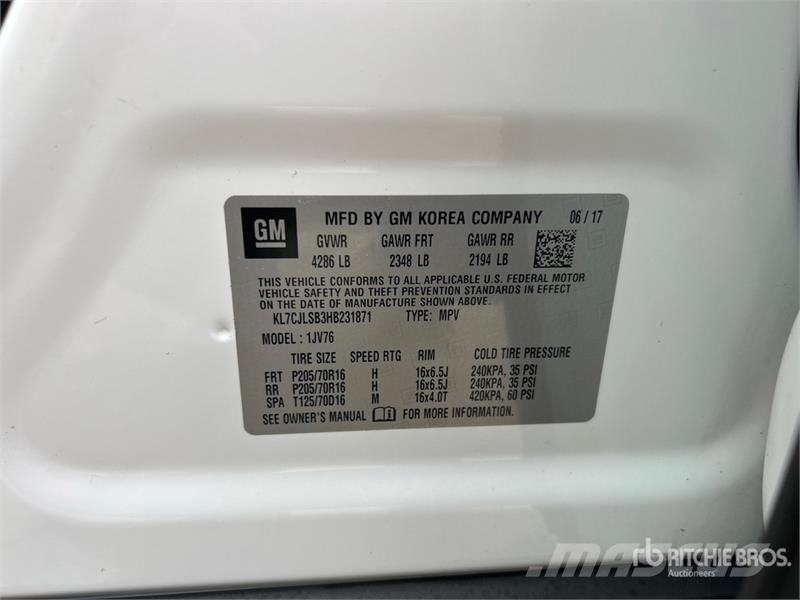 Chevrolet Trax 2WD SUV Carros