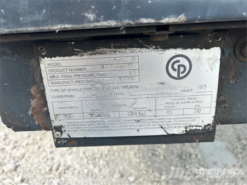 Chicago Pneumatic CPS185 Mobile Air Compressor コンプレッサー
