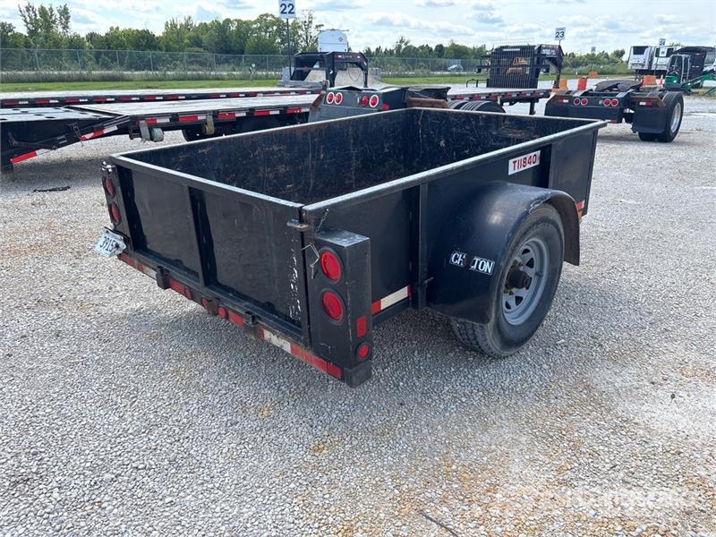 Chillton 8 ft S/A Dump Utility Trailer Sora- ja kippiperävaunut