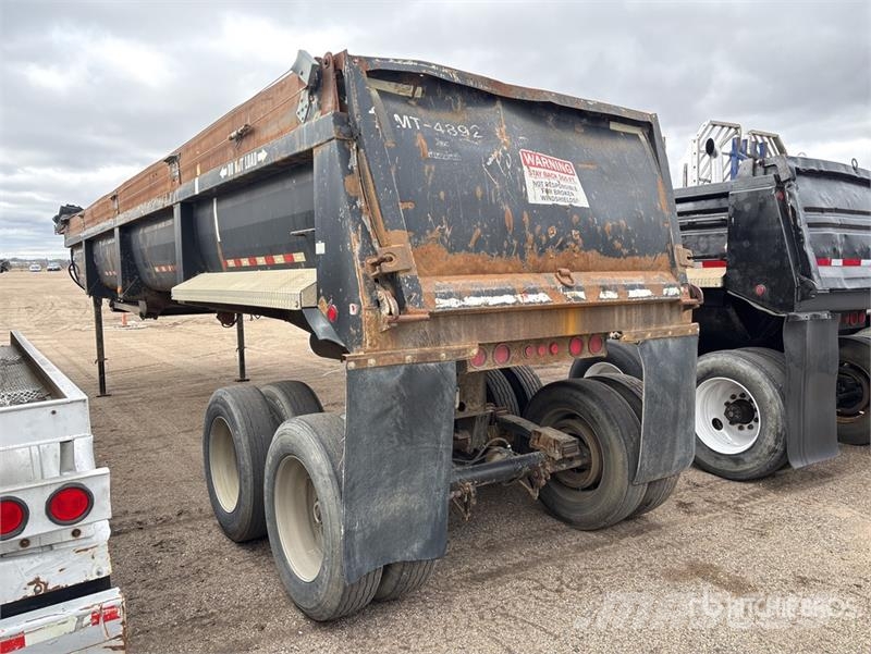 Clement Starlite 36 ft T/A Frameless End Dump Trailer Savivartės priekabos