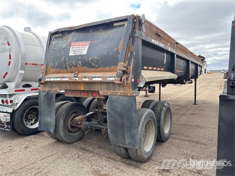 Clement Starlite 36 ft T/A Frameless End Dump Trailer Savivartės priekabos