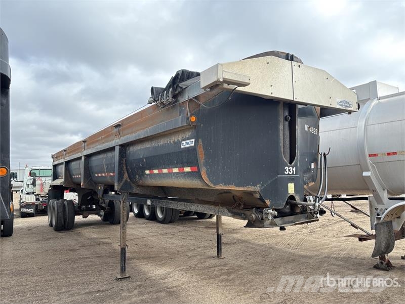 Clement Starlite 36 ft T/A Frameless End Dump Trailer Savivartės priekabos