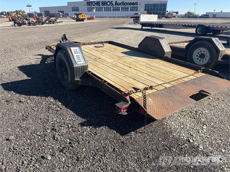 CMI 5000 lb 12 ft Tilt Deck Trailer 로우 로더