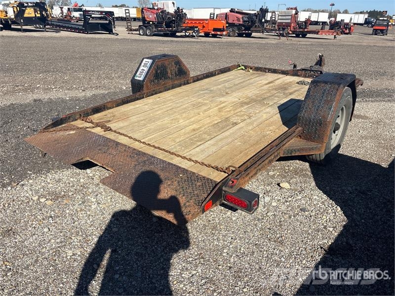 CMI 5000 lb 12 ft Tilt Deck Trailer 로우 로더