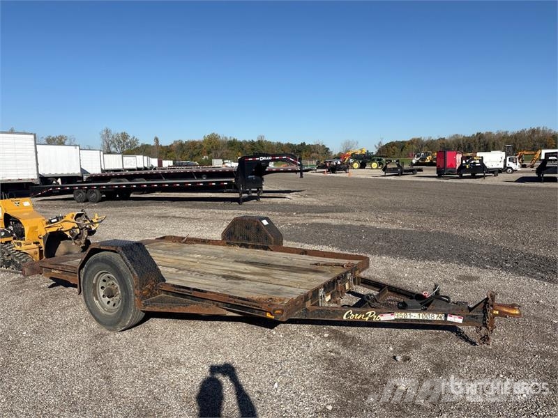 CMI 6000 lb 12 ft S/A Equipment Trailer Auto pārvadāšanas treileri