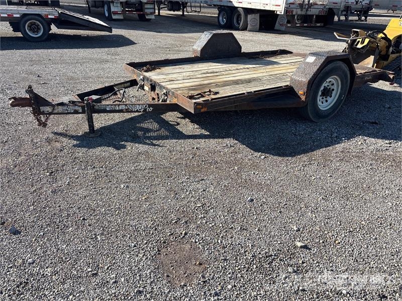 CMI 6000 lb 12 ft S/A Equipment Trailer Auto pārvadāšanas treileri