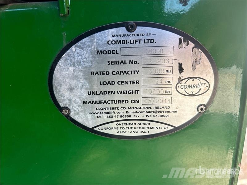 Combilift C6000 6000 lb Forklift Targoncák-Egyéb
