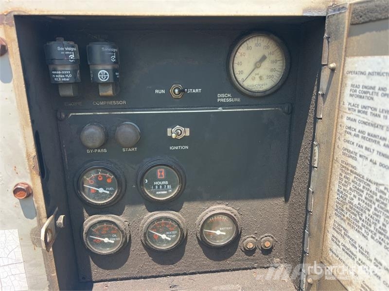 Compair Q185DK-E 185 cfm Mobile Air Compressor Compressors