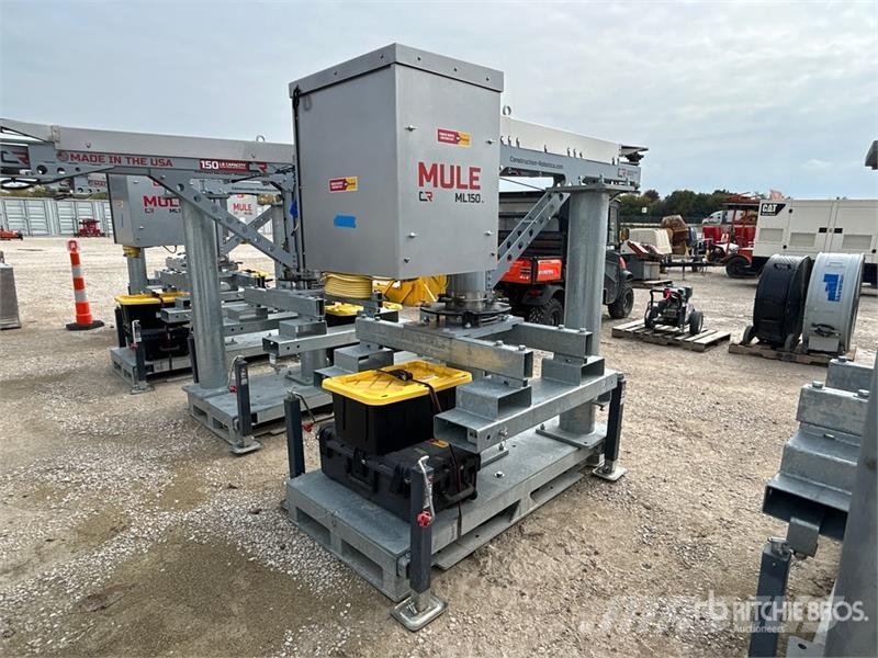 Construction Robotics Mule ML150 Electric Material Winches, hoists and material lifts