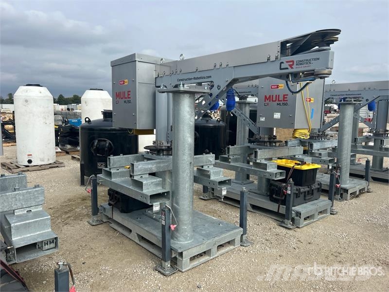 Construction Robotics Mule ML150 Electric Material Winches, hoists and material lifts