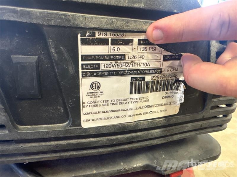Craftsman 5.6 cfm 6 gal Air Compressor Kompressoren