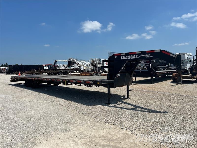  Davidson 40 ft T/A Gooseneck Equipment Trailer Autovežių priekabos