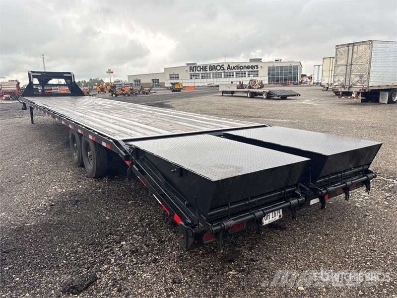  Delco 14000 lb 40 ft Gooseneck Equipment Trailer مقطورات مركبات نقل
