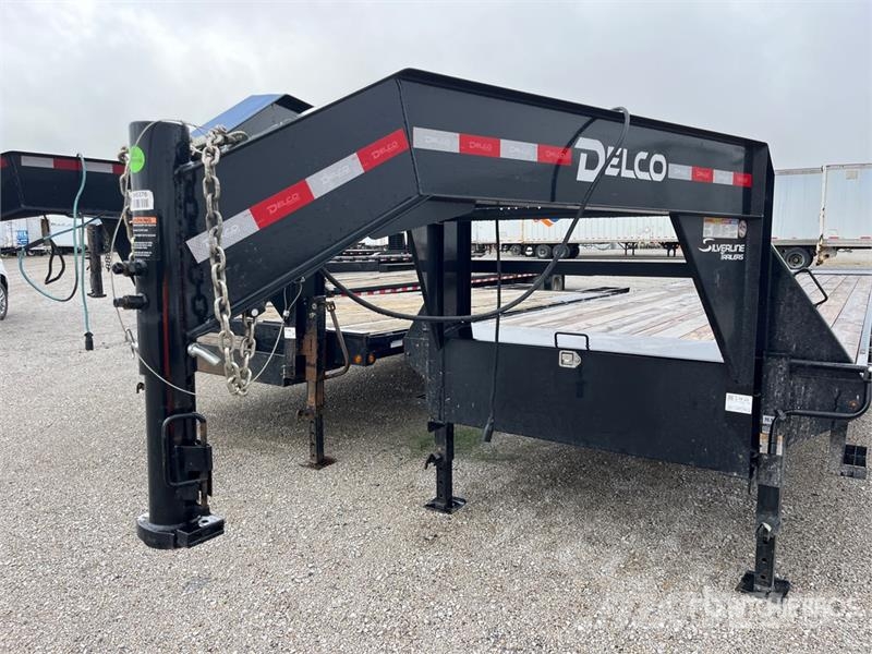 Delco 3656 lb 40 ft T/A Gooseneck Equipment Traile مقطورات مركبات نقل