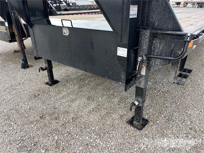  Delco 3656 lb 40 ft T/A Gooseneck Equipment Traile مقطورات مركبات نقل