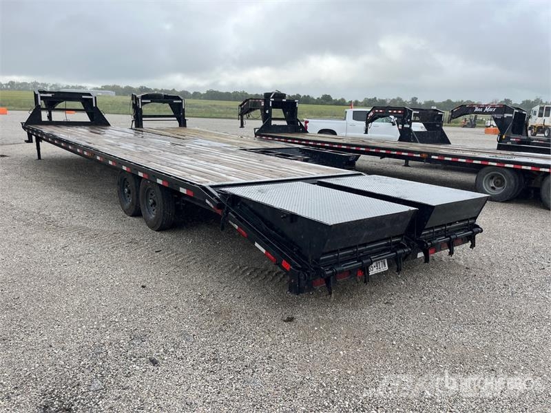  Delco 3656 lb 40 ft T/A Gooseneck Equipment Traile مقطورات مركبات نقل