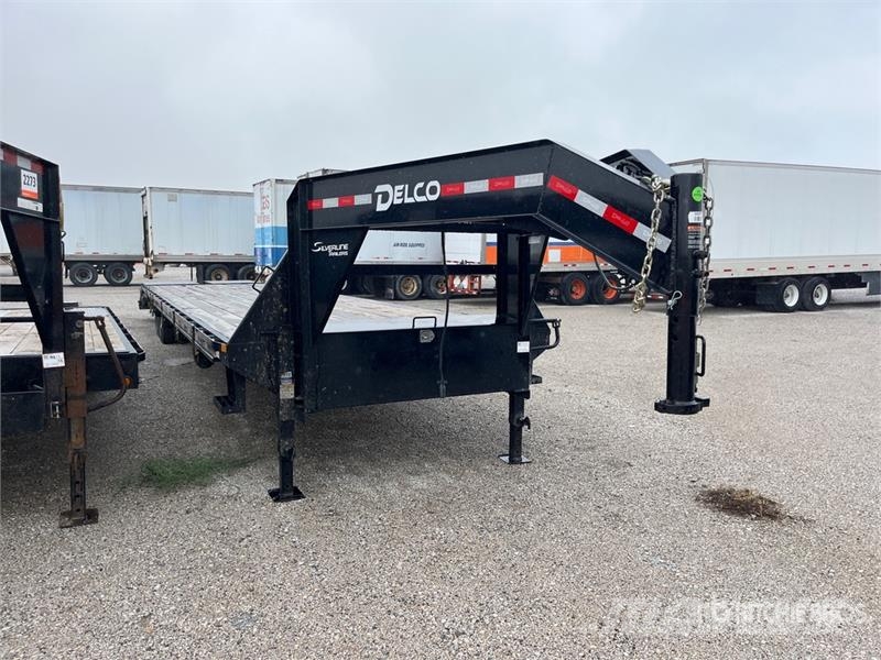  Delco 3656 lb 40 ft T/A Gooseneck Equipment Traile مقطورات مركبات نقل