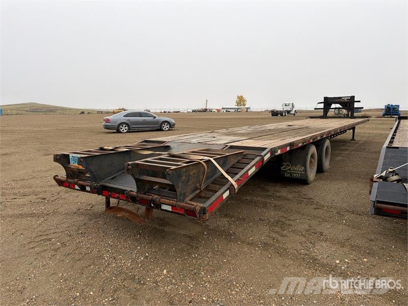 Delta 40 ft T/A Gooseneck Equipment Trailer Auto pārvadāšanas treileri