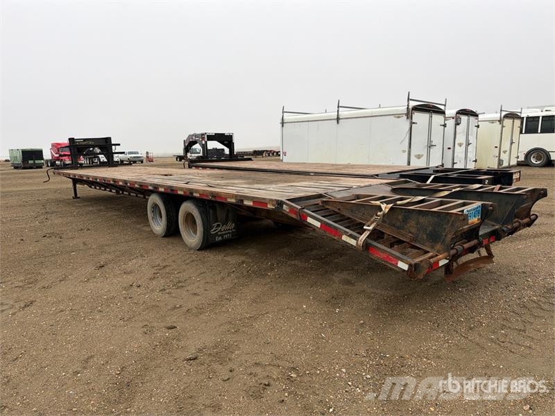 Delta 40 ft T/A Gooseneck Equipment Trailer Auto pārvadāšanas treileri