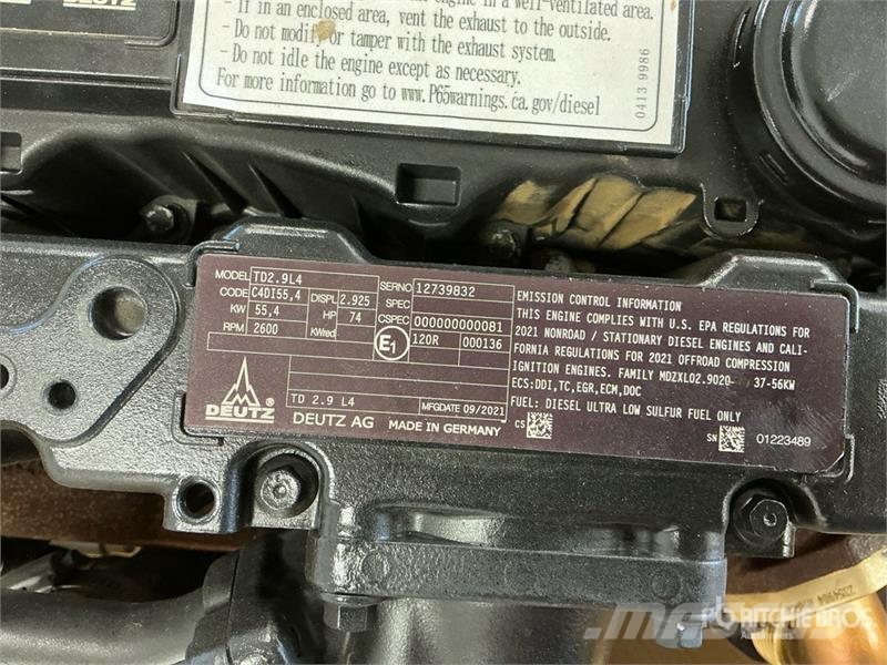 Deutz TD2.9L4 Engine Motores