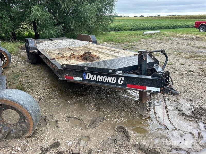 Diamond C LPX207 25 ft T/A Equipment Trailer 車両運搬用トレーラー