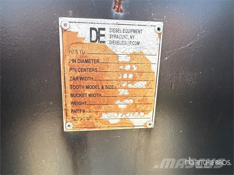 Diesel 140CL 36 in Digging Excavator Bucket - Fits دلاء