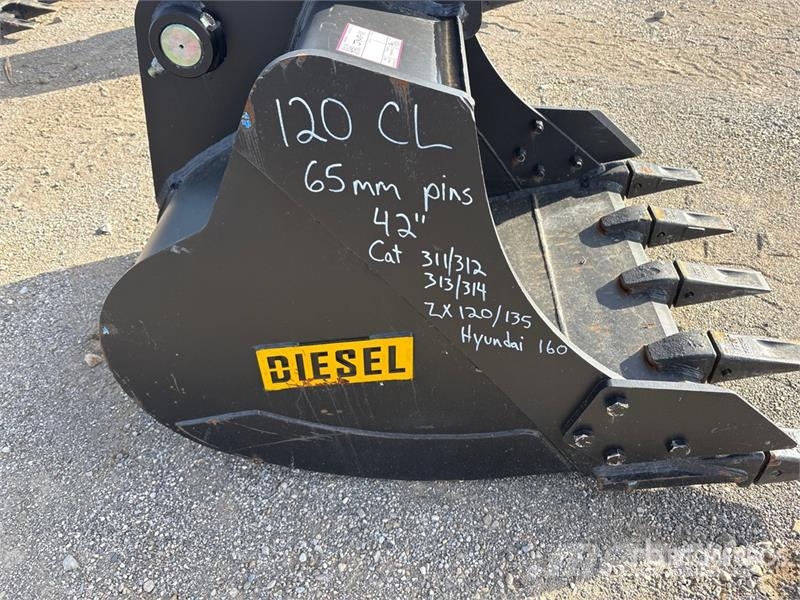 Diesel 140CL 42 in Digging Excavator Bucket - Fits دلاء
