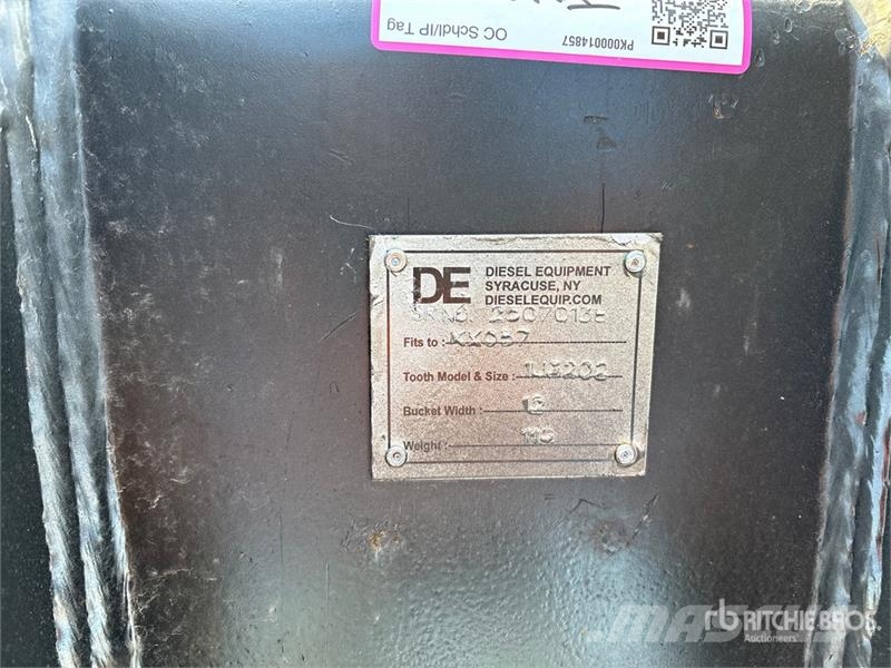Diesel Equipment 12 in Digging Excavator Bucket - Schaufeln