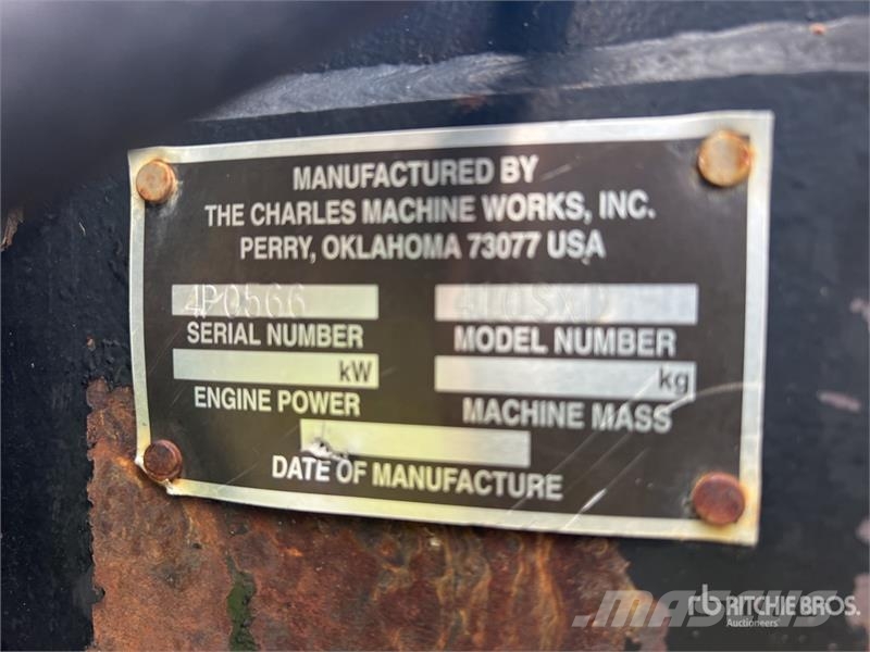 Ditch Witch 410SX D Walk Behind Trencher Cable Plow Κατασκευές - Άλλα