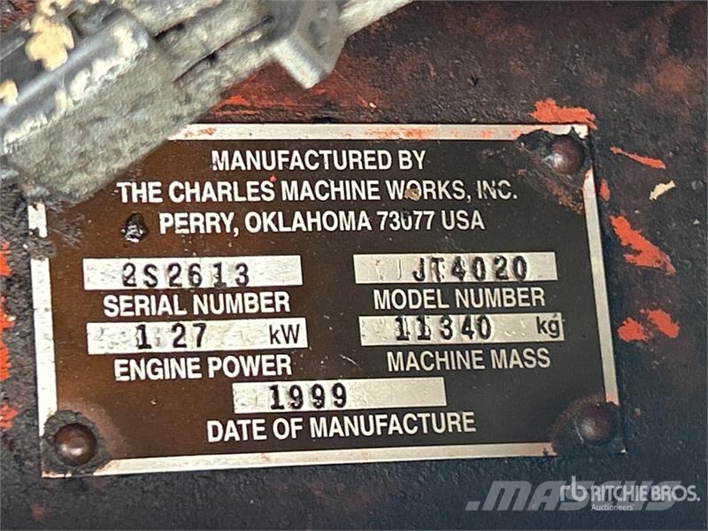 Ditch Witch JT4020 Оборудование для горизонтального бурения
