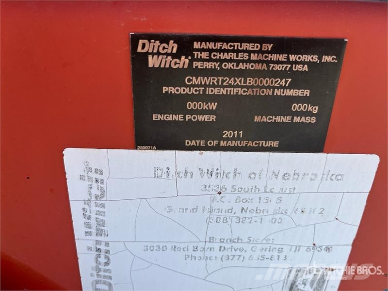 Ditch Witch RT24 Walk Behind Trencher Trenchers