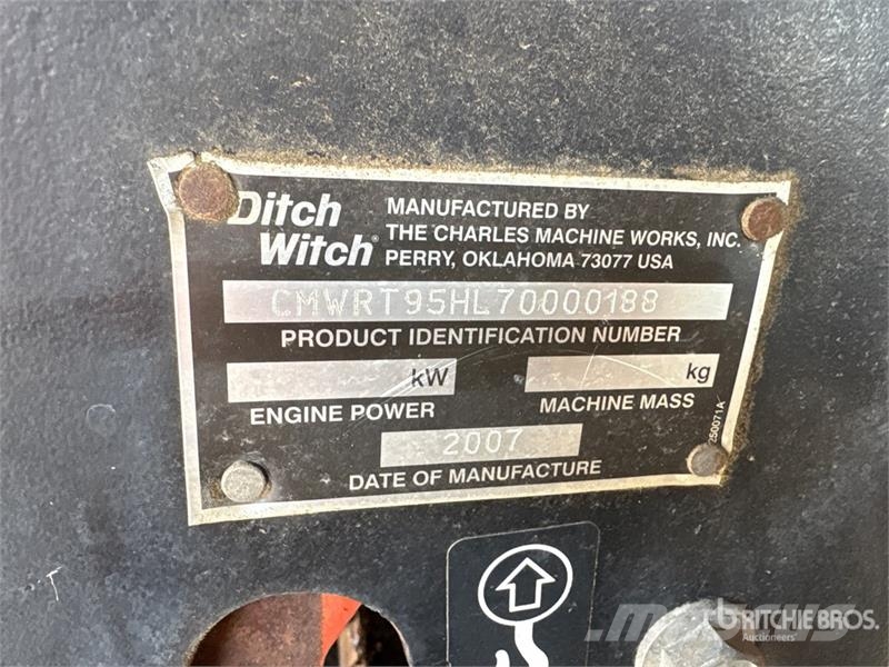 Ditch Witch RT95 4x4 Cable Plow Plugi