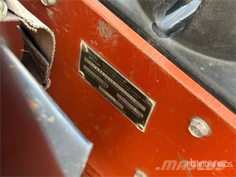 Ditch Witch XT855 Tracked Backhoe Loader Tractopelle