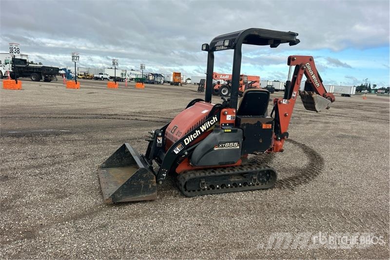 Ditch Witch XT855 Tracked Backhoe Loader TLB's