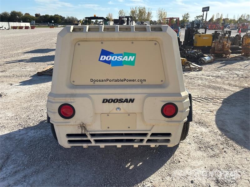 Doosan 185 cfm Mobile Air Compressor Kompresszorok