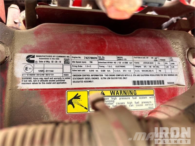 Doosan Infracore HP450/VHP400WCU-T4F 450 cfm Mobile Air C Kompresorji