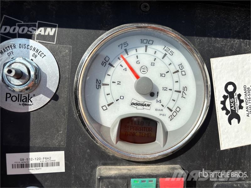 Doosan P185WDO-T4F 185 cfm Mobile Air Compressor 压缩机