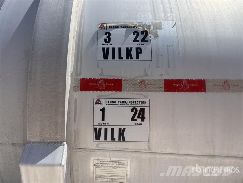 Dragon 407 7400 gal Quad/A Pup Tanker Trailer Прицепы-цистерны
