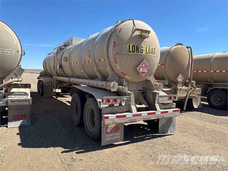 Dragon 7400 gal Quad/A Turntable Pup Vacuum Tanker Traile مقطورات ذات صهاريج