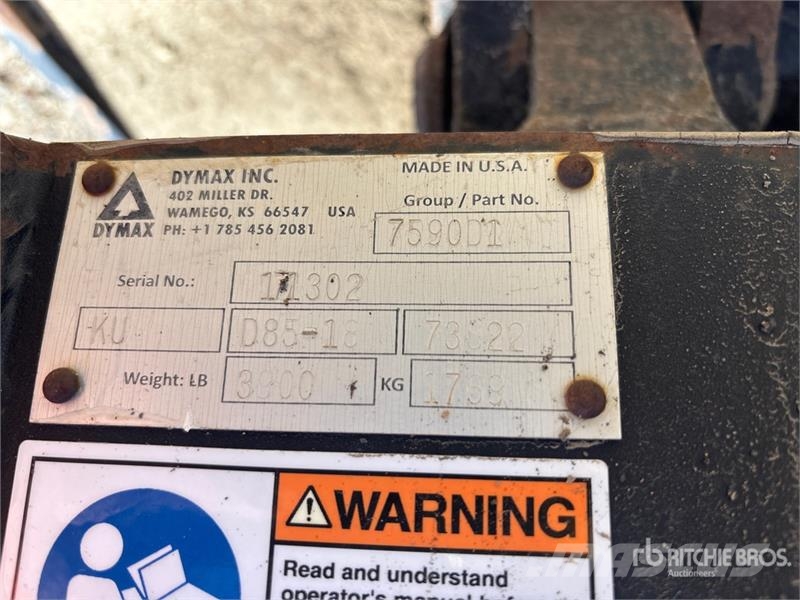 Dymax 60 in Plate Compactor Attachment Vibroplater
