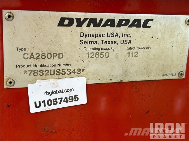 Dynapac CA260PD Single drum rollers