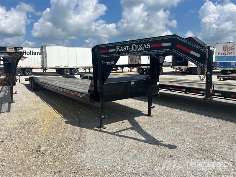 East Mfg Texas Trailers 40 ft T/A Gooseneck Equipment Trail مقطورات مركبات نقل
